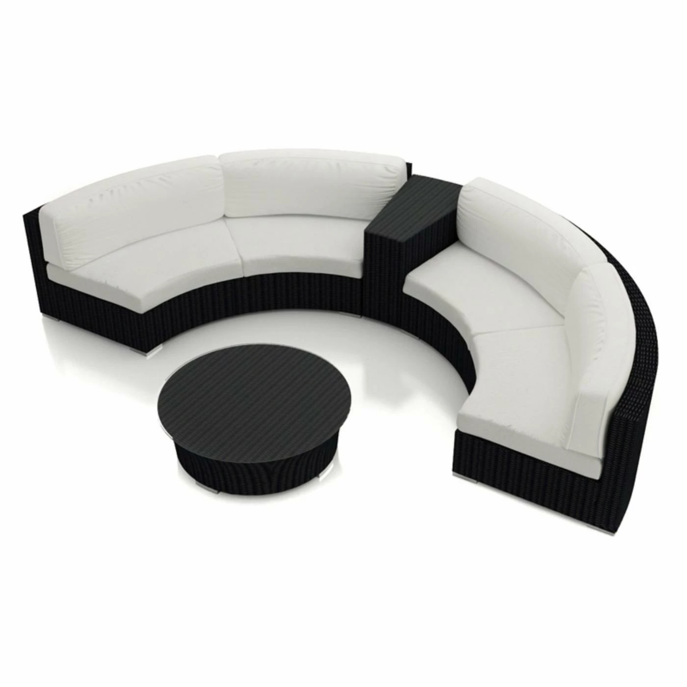 Wholesale โ๏ธ Resin Wicker Patio Sets Harmonia Living Urbana Eclipse Sectional Conversation Set ๐ - Image 9