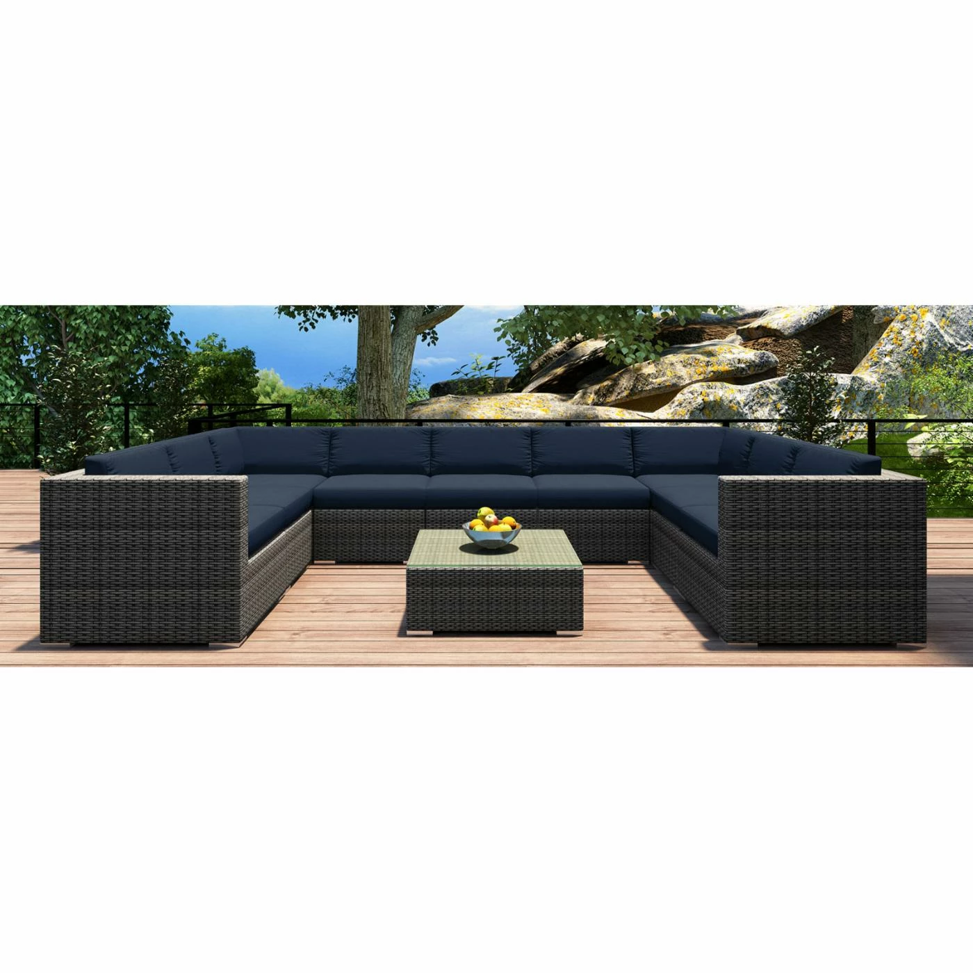 Coupon ๐ Resin Wicker Patio Sets Harmonia Living District 10 Piece Club Chair Sectional Patio Conversation Set ๐งจ - Image 9