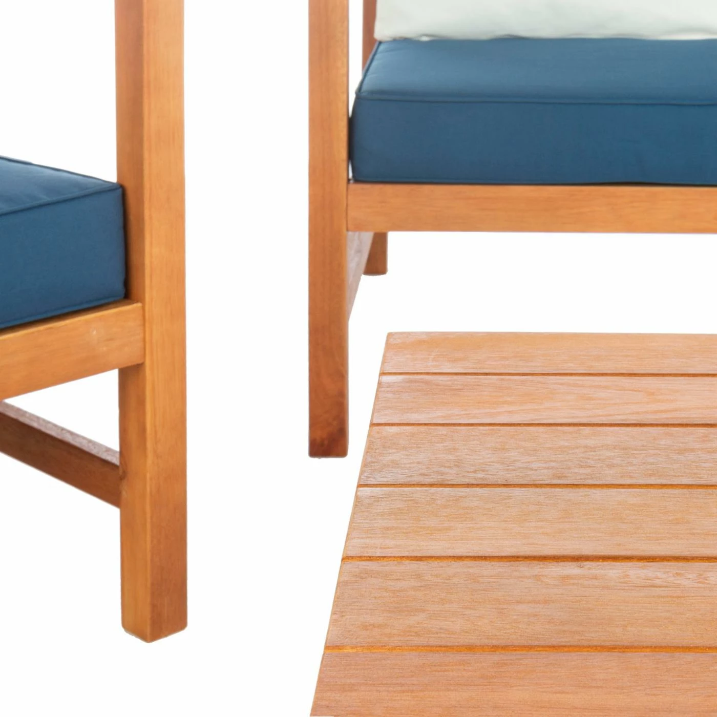 Hot Sale ๐ Eucalyptus Patio Sets HN Outdoor Hyrum Wooden 4 Piece Patio Conversation Set ๐ - Image 9