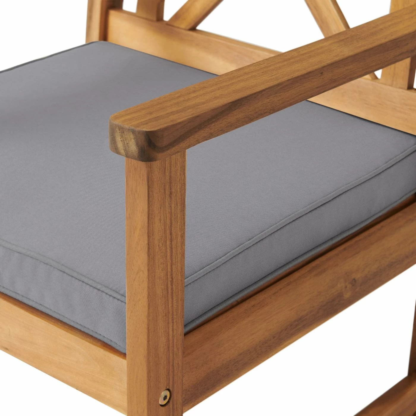 Best Sale ๐ Wood Patio Sets Alaterre Furniture Manchester Acacia Outdoor Wood 4-Piece Conversation Set ๐ - Image 10