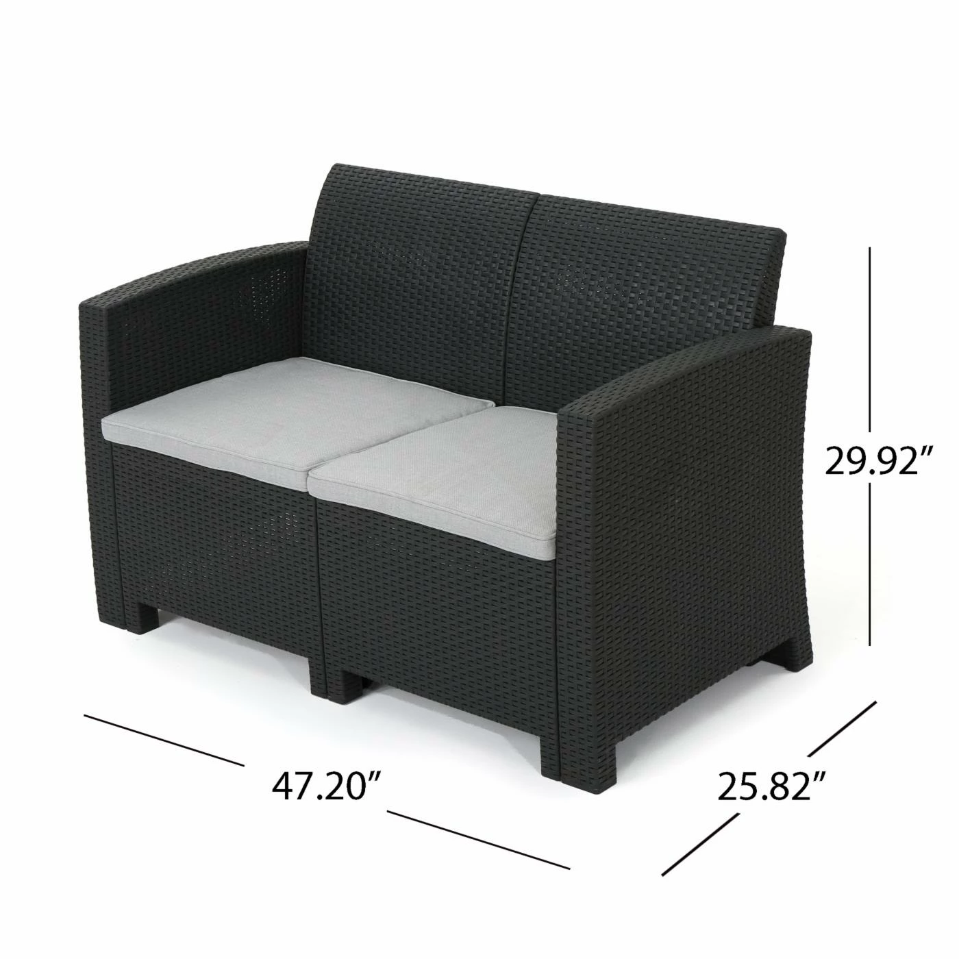 Brand new ๐ Best Selling Home Resin Wicker Patio Sets Daytona Faux Wicker 4 Piece Patio Conversation Set ๐ - Image 9