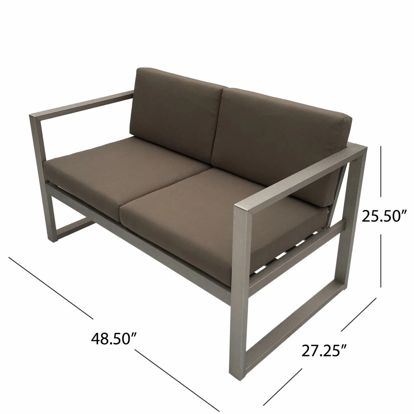 Outlet ๐ Aluminum Patio Sets HN Outdoor Sedona Aluminum 4 Piece Patio Conversation Set ๐ - Image 10