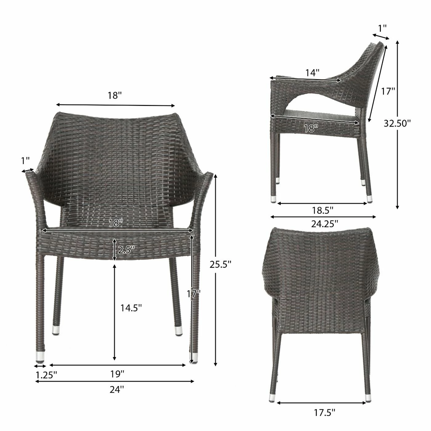 Promo ๐ Best Selling Home Decor Resin Wicker Patio Sets Bryann Outdoor Wicker 2 Seater Stacking Chair Chat Set ๐ฏ - Image 10