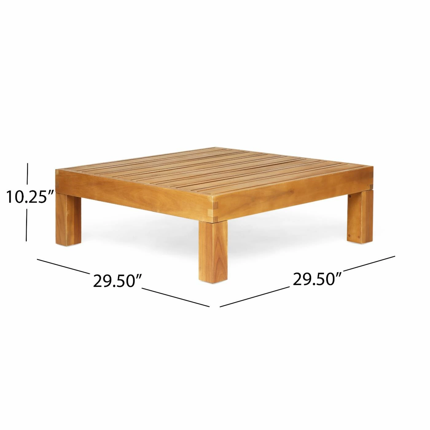 Hot Sale ❤️ Best Selling Home Decor Wood Patio Sets Riti Quimby Outdoor Acacia Wood Left Arm Loveseat And Coffee Table Set With Cushion - Gray And Dark Gray 🔔 - Image 10