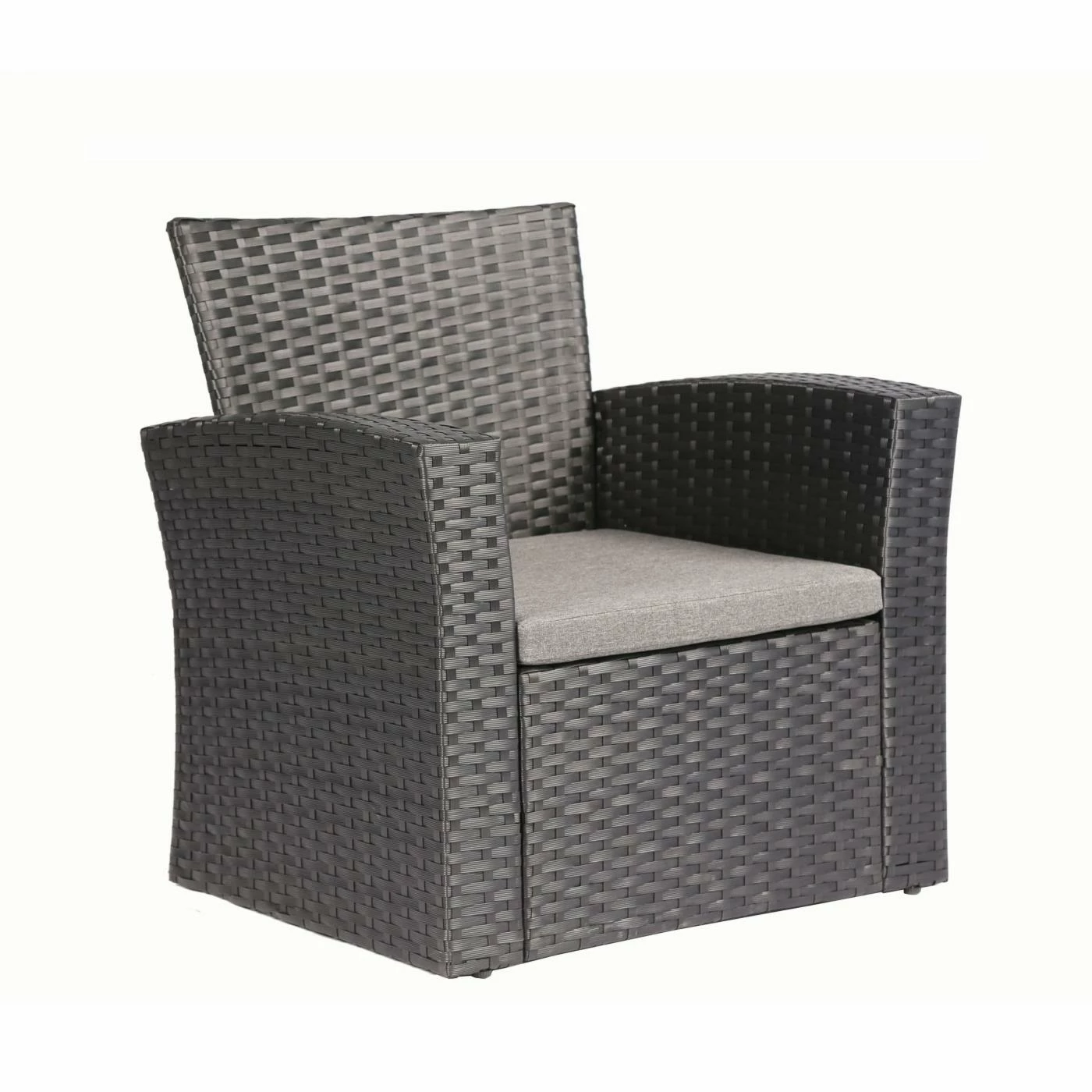 Discount 🛒 Resin Wicker Patio Sets Baner Garden Wicker 4 Piece Patio Conversation Set With Shelf Coffee Table ✨ - Image 10