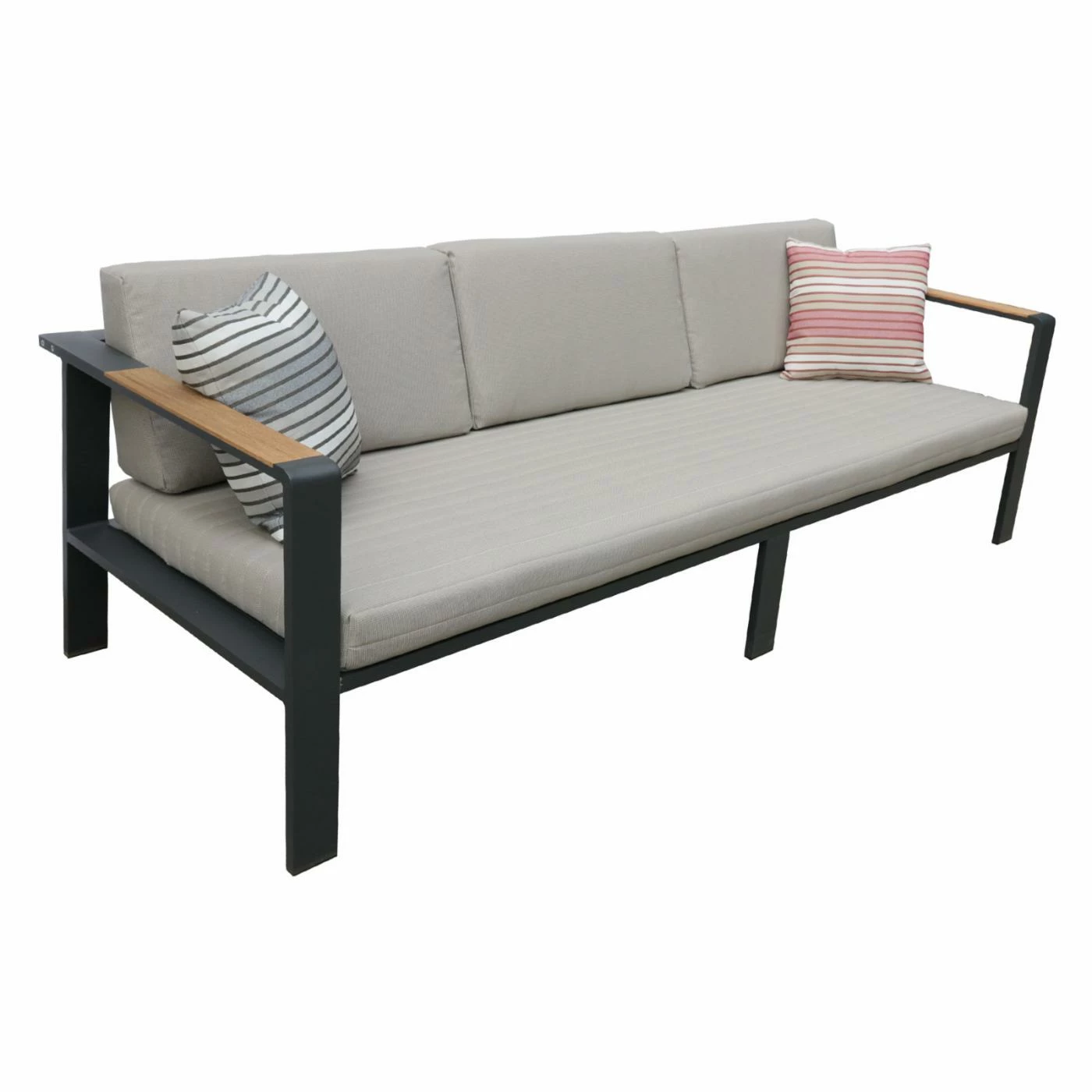 Cheapest ๐ Aluminum Patio Sets Armen Living Nofi Aluminum 4 Piece Patio Conversation Set ๐ฅ - Image 3