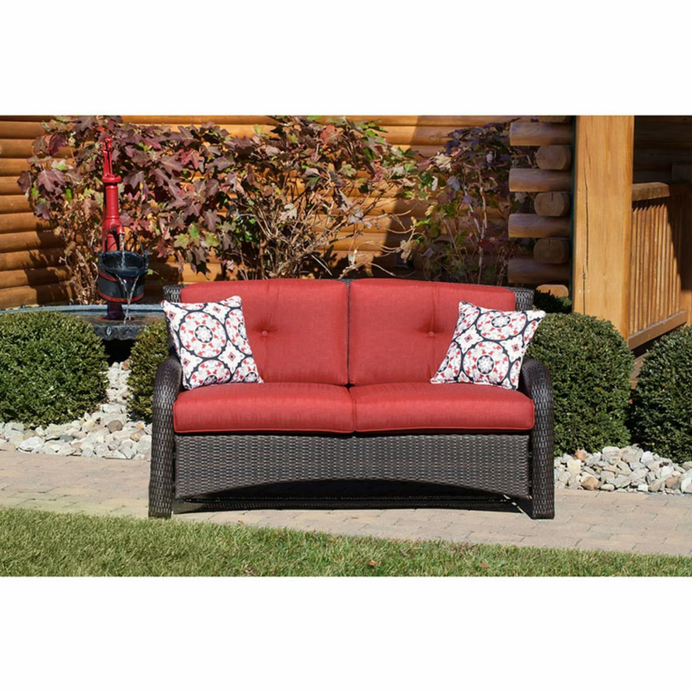 Budget 🎉 Resin Wicker Patio Sets Hanover Strathmere 6 Piece Wicker Patio Conversation Set 😀 - Image 3