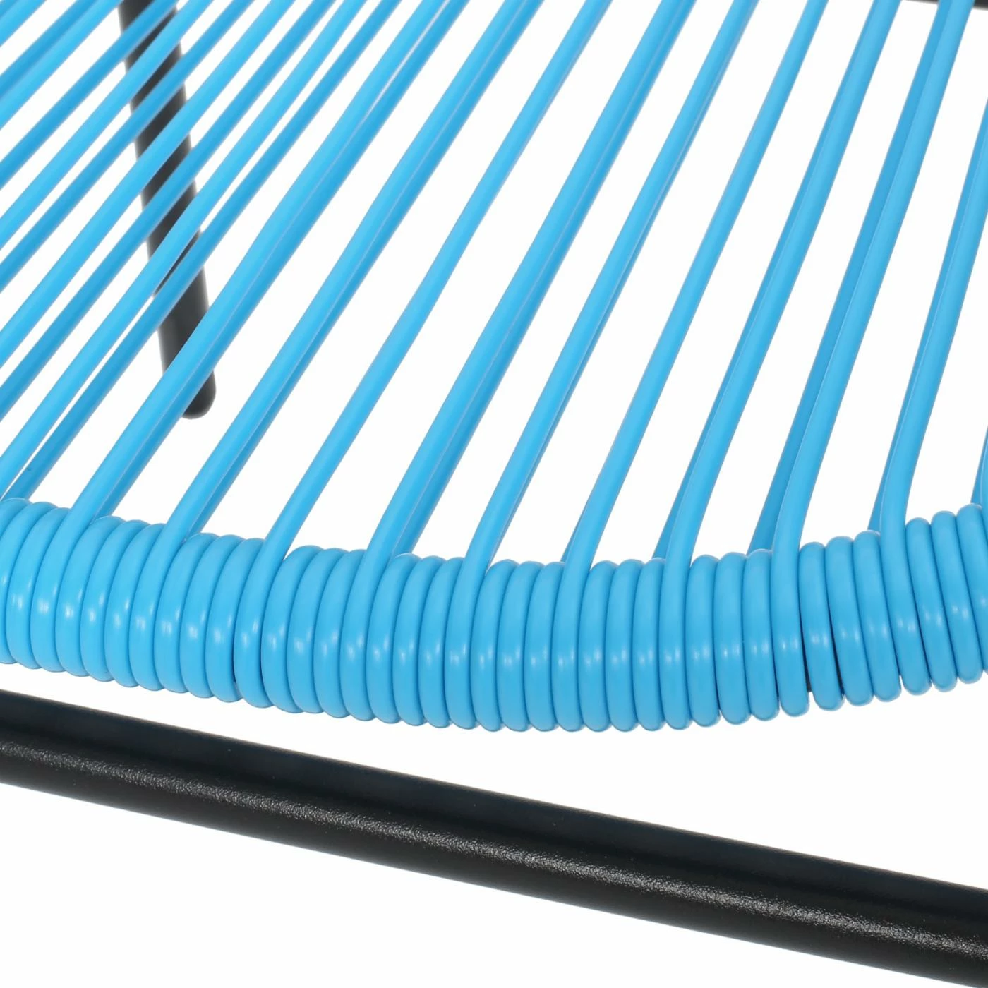 New ๐ Best Selling Home Decor Resin Wicker Patio Sets Samayah Outdoor Wicker 2 Seater Chat Set - Blue And Black ๐ - Image 3