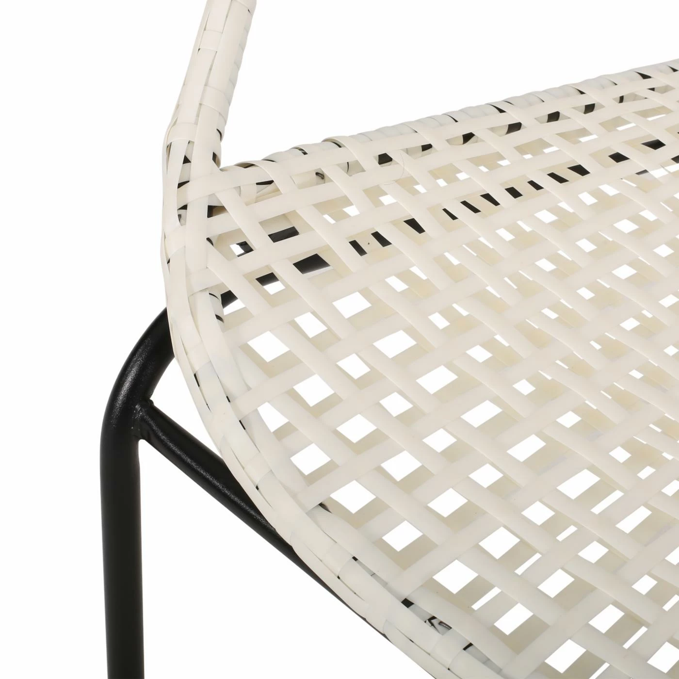 Deals ๐ Best Selling Home Decor Resin Wicker Patio Sets Eufemia Outdoor Wicker 2 Seater Chat Set - White And Black ๐ - Image 3