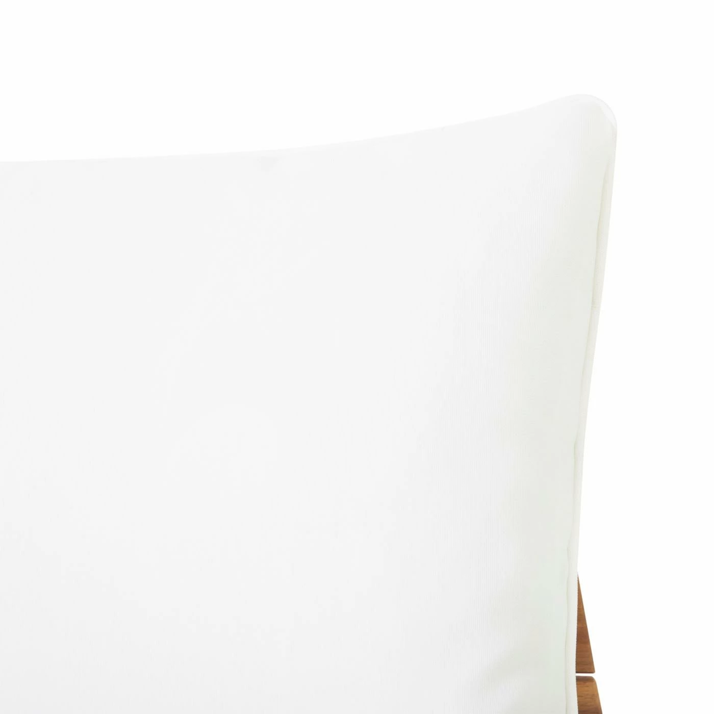 Best deal ๐ Best Selling Home Decor Wood Patio Sets Jood Outdoor Acacia Wood 4 Seater Chat Set And Side Table - Teak And White ๐ - Image 3