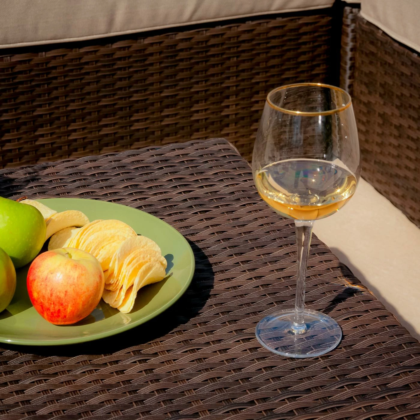 Top 10 𧨠Best Selling Home Resin Wicker Patio Sets Santa Cruz Brown All-Weather Wicker Patio Sectional Sofa Set 𧨠- Image 3