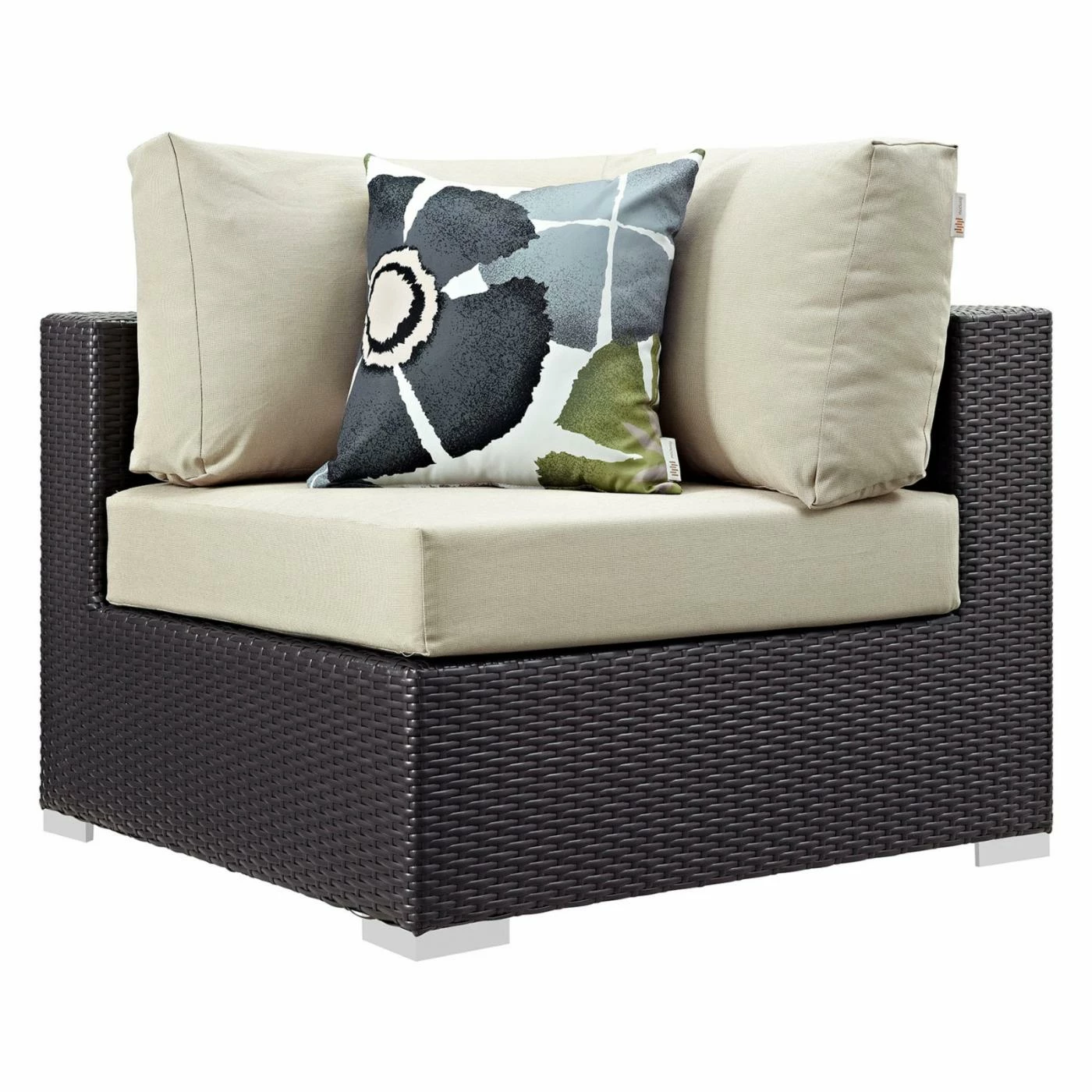 Deals ๐ Resin Wicker Patio Sets Modway Convene 8 Piece Outdoor Armless Chair Patio Conversation Set ๐ - Image 3