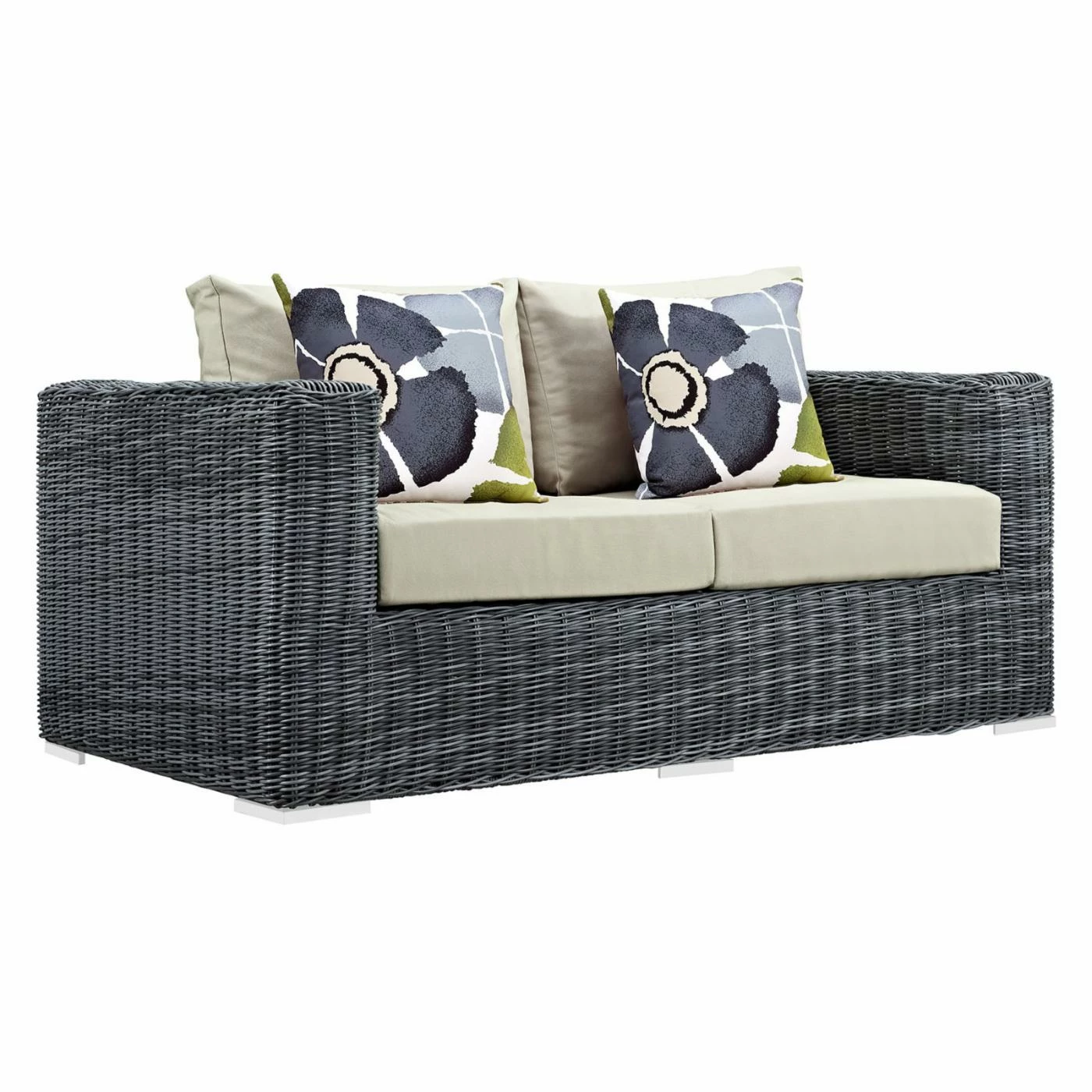 Coupon ⭐ Resin Wicker Patio Sets Modway Summon 5 Piece Sunbrella Outdoor Patio Conversation Set ✨ - Image 3