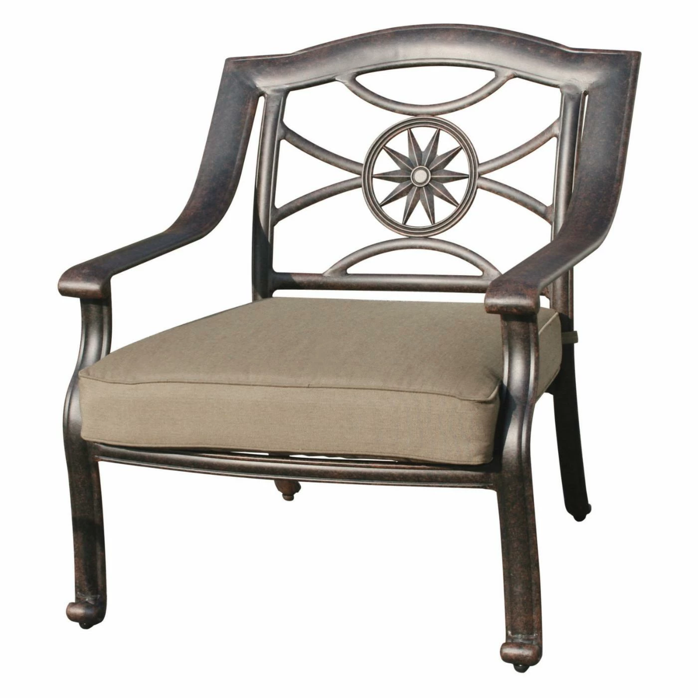 Best Pirce ๐ Aluminum Patio Sets Darlee Ten Star Cast Aluminum 6 Piece Patio Conversation Set With Lattice Tables ๐ - Image 3