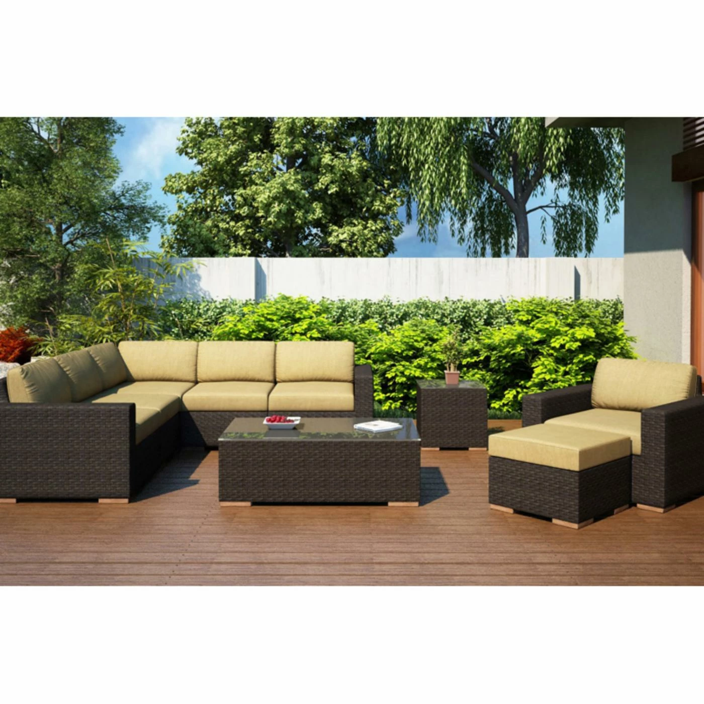 Coupon ๐ Resin Wicker Patio Sets Harmonia Living Arden 8 Piece Sectional Set ๐ฅ - Image 3