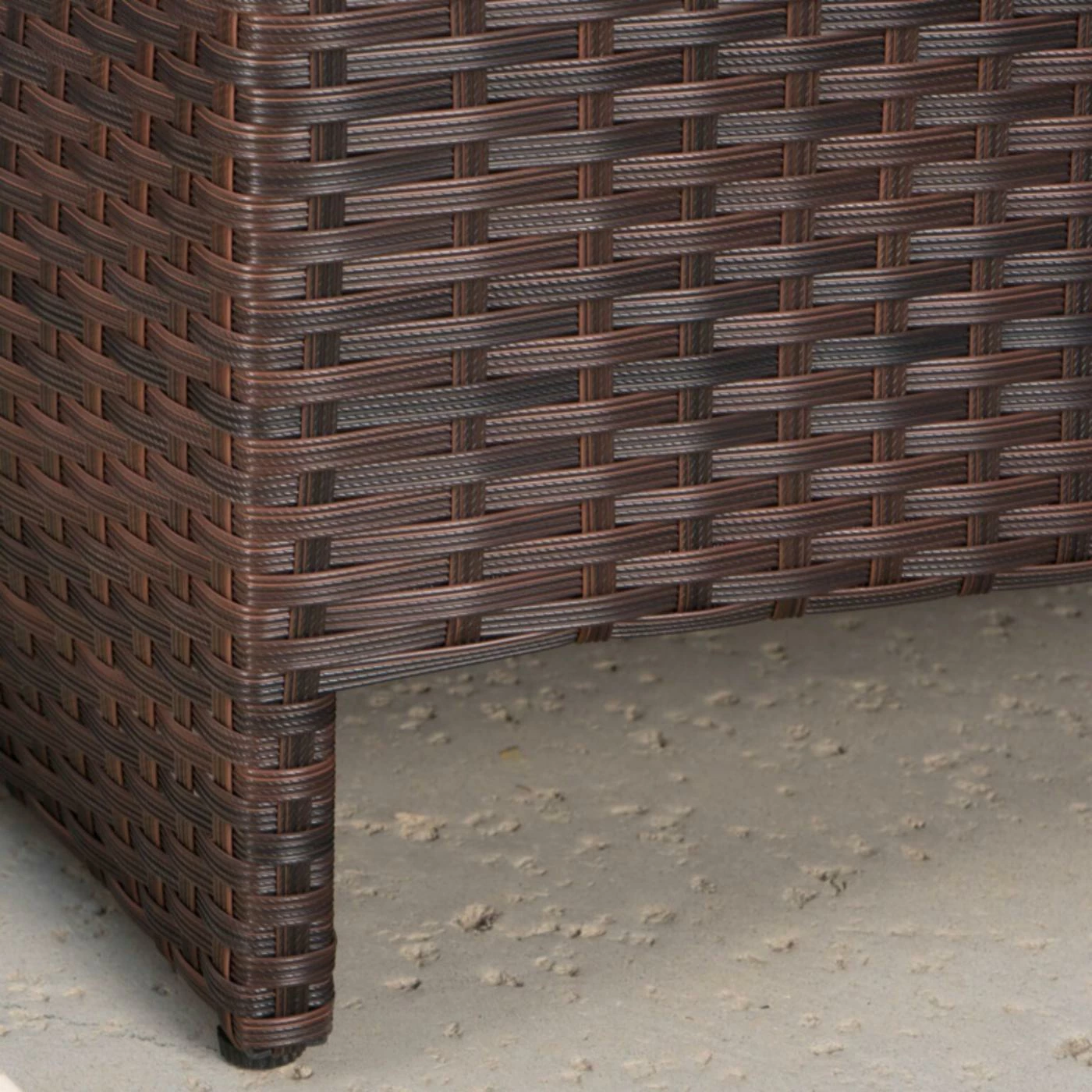 Budget ๐ Best Selling Home Resin Wicker Patio Sets Seychelles Wicker 4 Piece Patio Sectional Conversation Set ๐งจ - Image 2