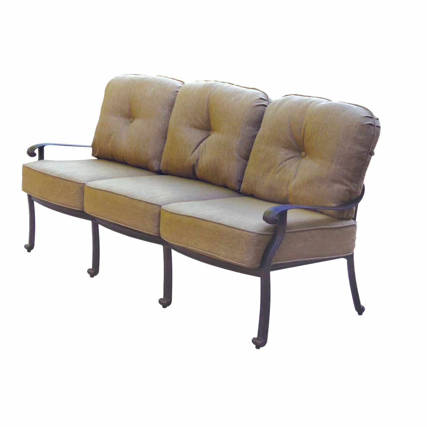 Flash Sale ๐ Aluminum Patio Sets Darlee Elisabeth 6 Piece Sofa Conversation Set With Oval Coffee Table โค๏ธ - Image 2