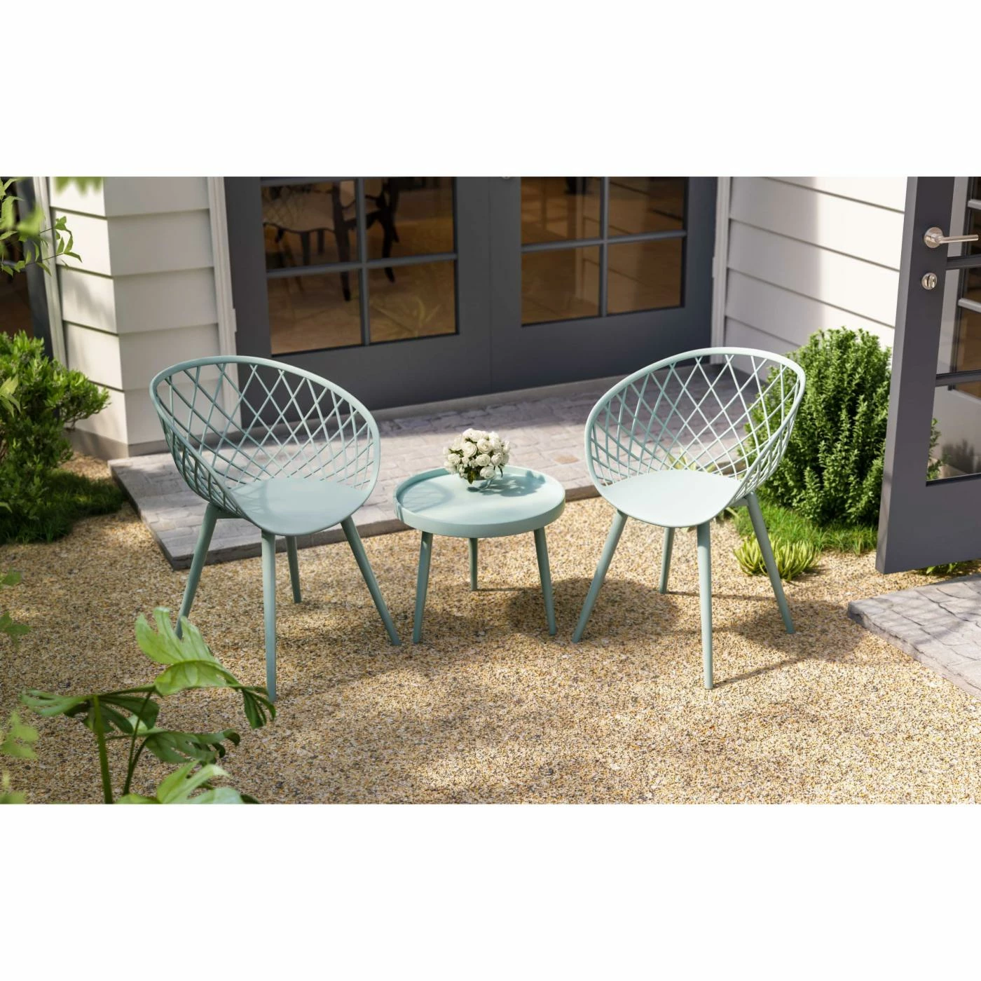 Brand new ๐ Steel Patio Sets Jamesdar Kurv Outdoor Conversation Set โญ - Image 2