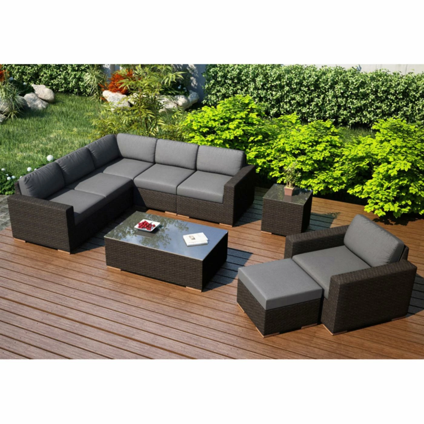 Coupon ๐ Resin Wicker Patio Sets Harmonia Living Arden 8 Piece Sectional Set ๐ฅ - Image 2
