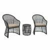 Discount 🤩 Resin Wicker Patio Sets Abble 3 Piece Wicker Outdoor Conversation Set 🔔