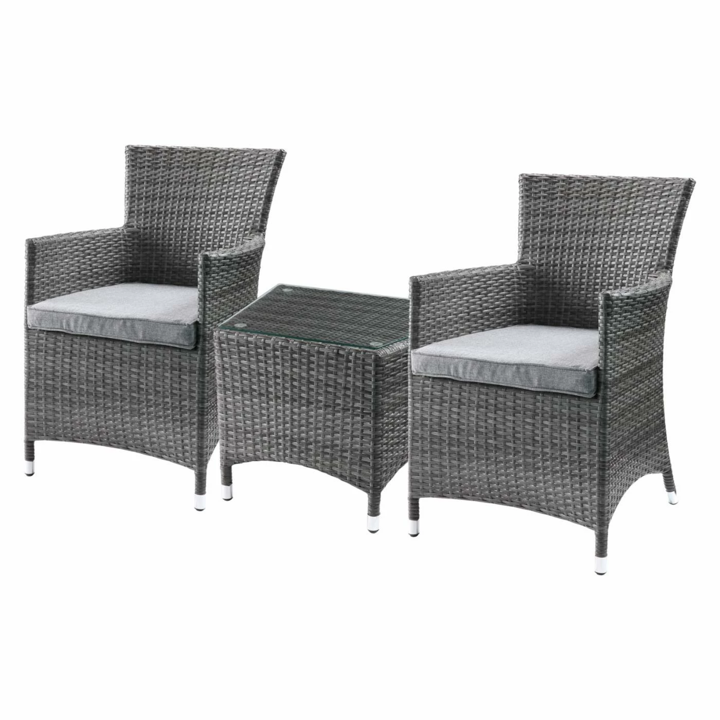 Cheapest ๐ Resin Wicker Patio Sets Acme Furniture Tashelle Wicker 3 Piece Patio Chat Set With Cushions โ๏ธ