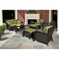 Best deal ❤️ Resin Wicker Patio Sets Hanover Strathmere Wicker Patio Set 😍