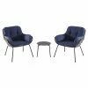 Hot Sale 🔥 Steel Patio Sets Hanover Naya Resin Wicker 3 Piece Patio Chat Set 🔥