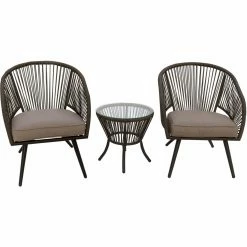 Best Pirce โ Steel Patio Sets Mod Furniture Ella 3 Piece Rope Chat Set ๐ฏ