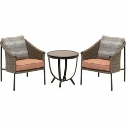 Top 10 ⭐ Resin Wicker Patio Sets Mod Furniture Santa Fe 3 Piece Resin Wicker Patio Chat Set 😍