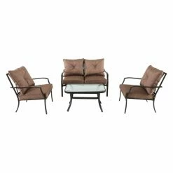 Best reviews of โจ Steel Patio Sets Hanover Palm Bay 4 Piece Patio Conversation Set ๐ฅฐ