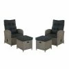Deals ✔️ Resin Wicker Patio Sets Alaterre Furniture Monaco All-Weather 4 Piece Reclining Chairs Outdoor Conversation Set 🤩