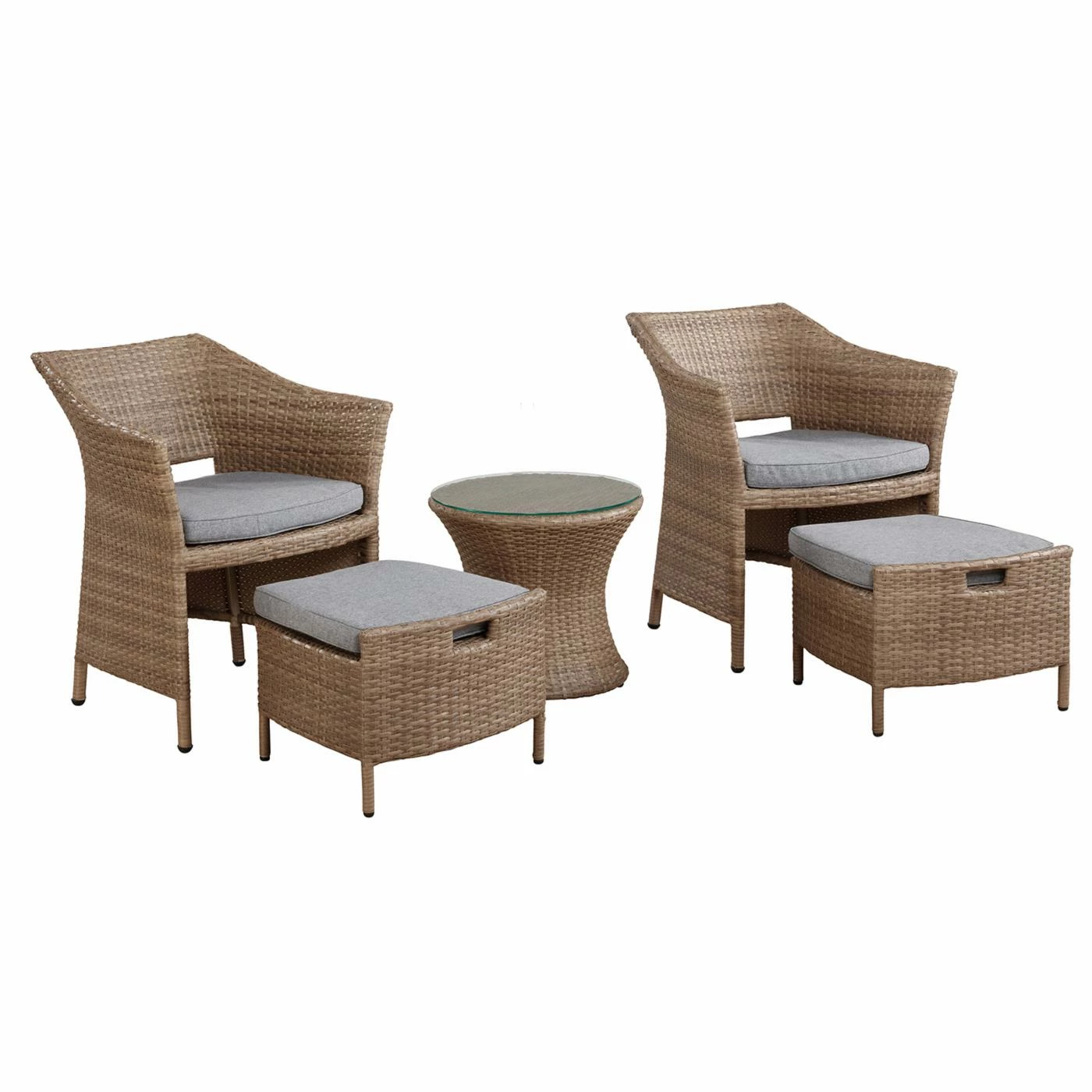 Wholesale ๐ Resin Wicker Patio Sets Alaterre Furniture Kokoli All-Weather 5 Piece Outdoor Conversation Set ๐คฉ