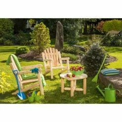 Best Pirce 🔥 Wood Patio Sets Bestar White Cedar 3 Piece Patio Conversation Set 🔥