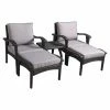Wholesale 🤩 Best Selling Home Resin Wicker Patio Sets Leslie 5 Piece Patio Conversation Set 🎁