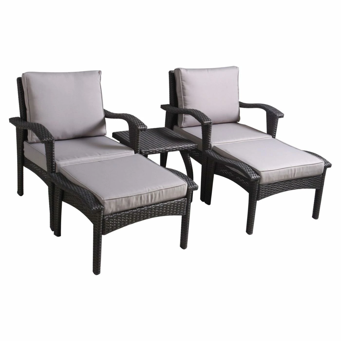 Wholesale ๐คฉ Best Selling Home Resin Wicker Patio Sets Leslie 5 Piece Patio Conversation Set ๐