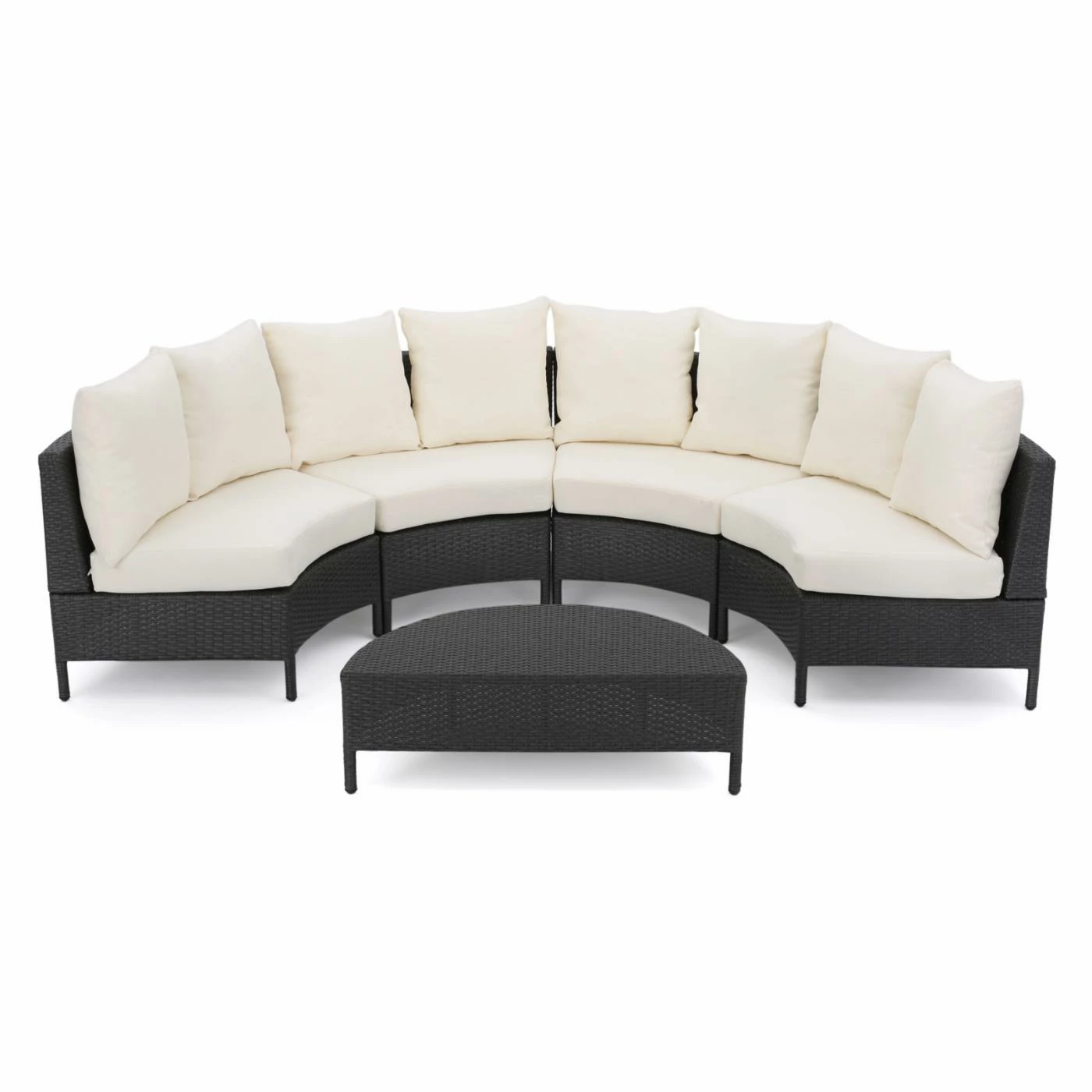 Budget ๐ Best Selling Home Resin Wicker Patio Sets Eta 5 Piece Patio Wicker Sofa Set With Water Resistant Fabric Cushions ๐ฅฐ