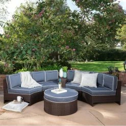 Budget 😉 Best Selling Home Resin Wicker Patio Sets Seychelles Wicker 4 Piece Patio Sectional Conversation Set 🧨