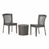 Best Pirce 😉 Best Selling Home Decor Resin Wicker Patio Sets Iraj Outdoor Wicker 2 Seater Stacking Chair Chat Set ✨