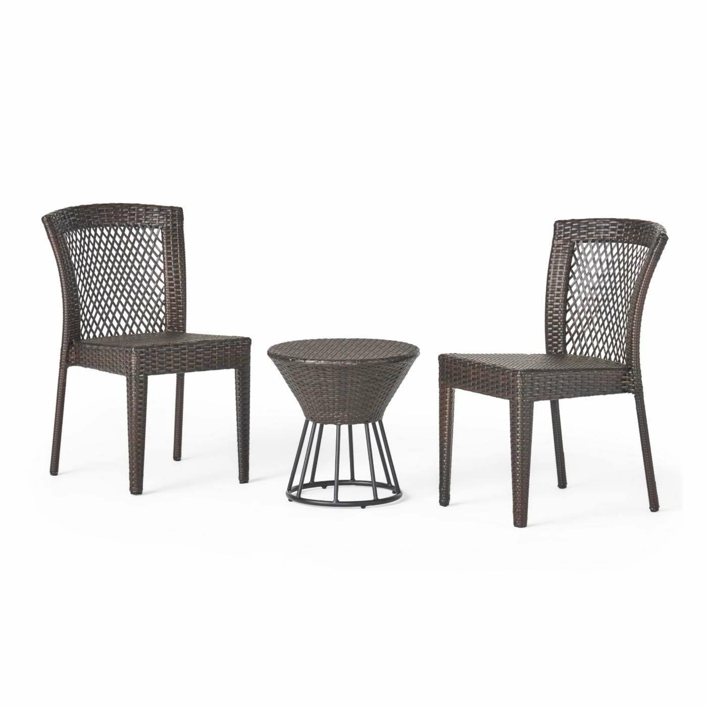 Buy ๐ Best Selling Home Decor Resin Wicker Patio Sets Giordana Outdoor Wicker 2 Seater Stacking Chair Chat Set ๐