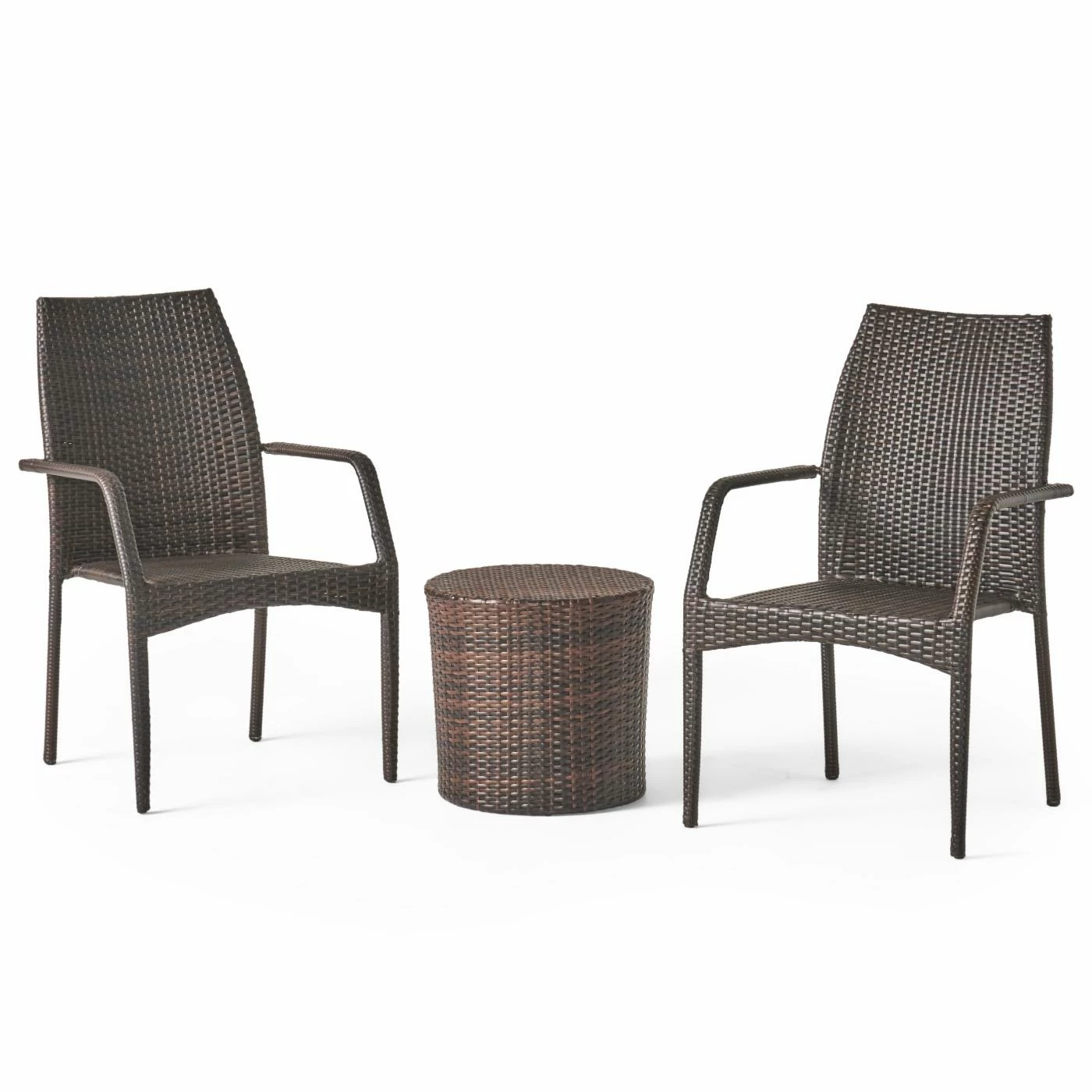 Promo ๐ Best Selling Home Decor Resin Wicker Patio Sets Adolphus Outdoor Wicker 2 Seater Stacking Chair Chat Set โ