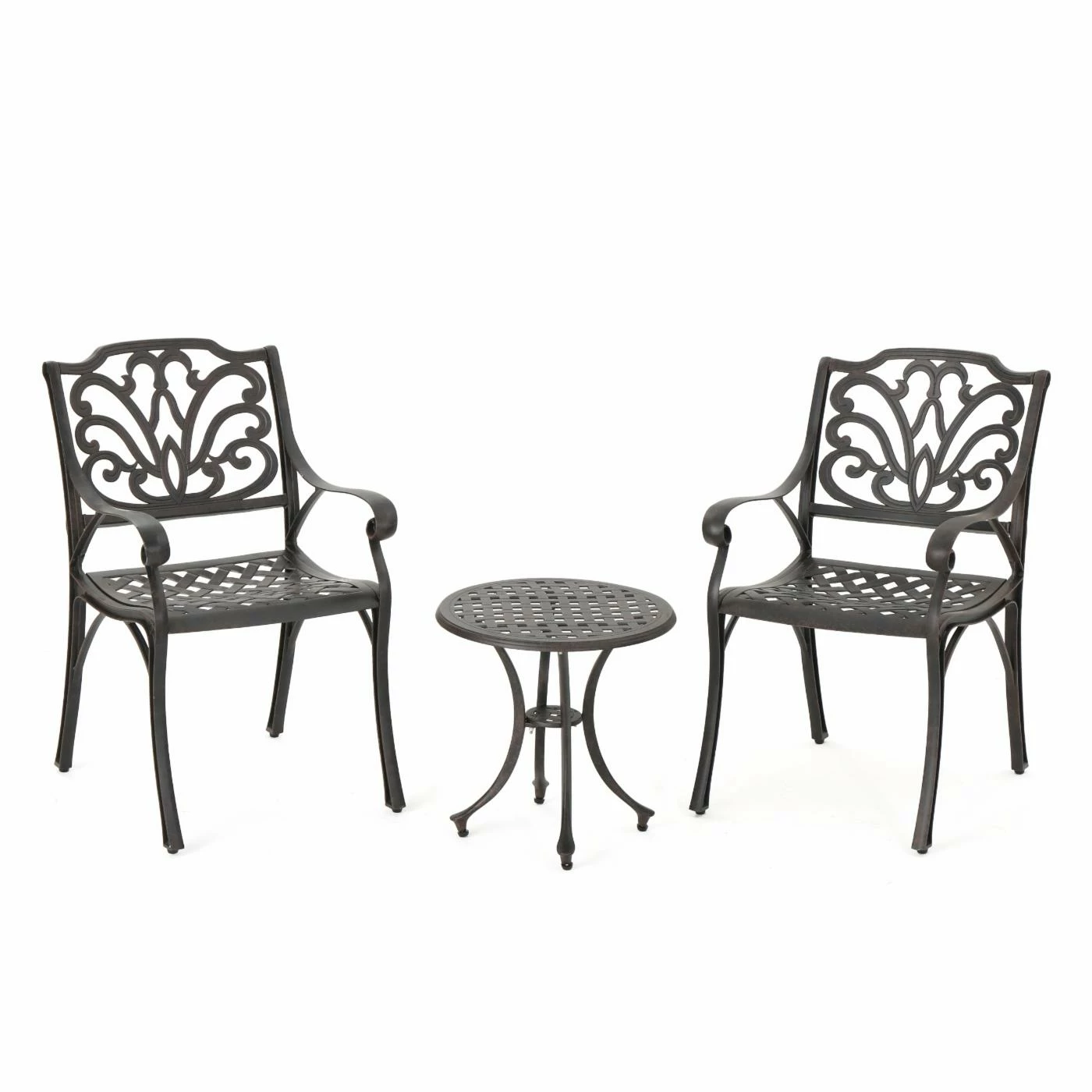 Outlet โค๏ธ Best Selling Home Decor Aluminum Patio Sets Sumedh Outdoor Aluminum 2 Seater Chat Set ๐