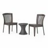 Flash Sale ⭐ Best Selling Home Decor Resin Wicker Patio Sets Kanyla Outdoor Wicker 2 Seater Stacking Chair Chat Set 🔔