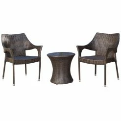 Top 10 ๐ฏ Best Selling Home Decor Resin Wicker Patio Sets Rainee Outdoor Wicker 2 Seater Stacking Chat Set - Multibrown ๐