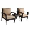 Cheap 🎉 Best Selling Home Decor Resin Wicker Patio Sets Mariama Outdoor Wicker 2 Seater Chat Set With Cushion - Brown And Tan 🌟