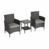 Coupon 🌟 Resin Wicker Patio Sets Baner Garden Wicker 3 Piece Patio Conversation Set 😀