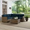 Best reviews of 😉 Resin Wicker Patio Sets Crosley Bradenton 4 Piece Outdoor Wicker Sectional Conversation Set ❤️