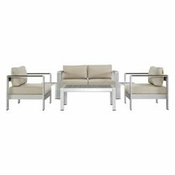 Wholesale ๐ Aluminum Patio Sets Modway Shore Aluminum 6 Piece Patio Sectional Sofa Set ๐
