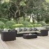 Best reviews of 🛒 Resin Wicker Patio Sets Modway Convene 7 Piece Outdoor Patio Sectional Conversation Set 🥰