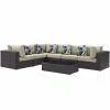 Buy 🥰 Resin Wicker Patio Sets Modway Convene 7 Piece Outdoor Patio Sectional Set 😉