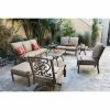 Hot Sale 😍 Aluminum Patio Sets Darlee Santa Barbara 8 Piece Aluminum Patio Conversation Set 🤩